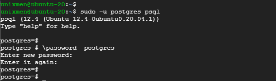 Install PostgreSQL on Ubuntu 20