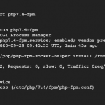 Start and enable php-fpm