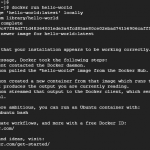 docker run hello-world
