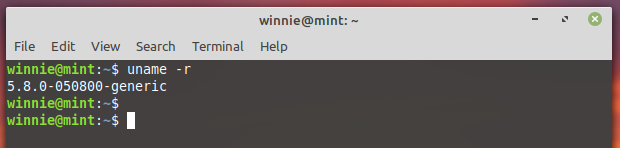check whether latest kernel version is installed