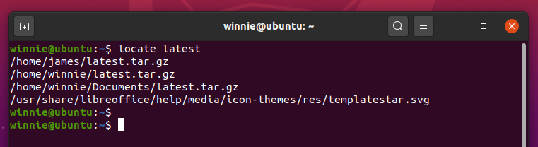 find a file in Linux using locate