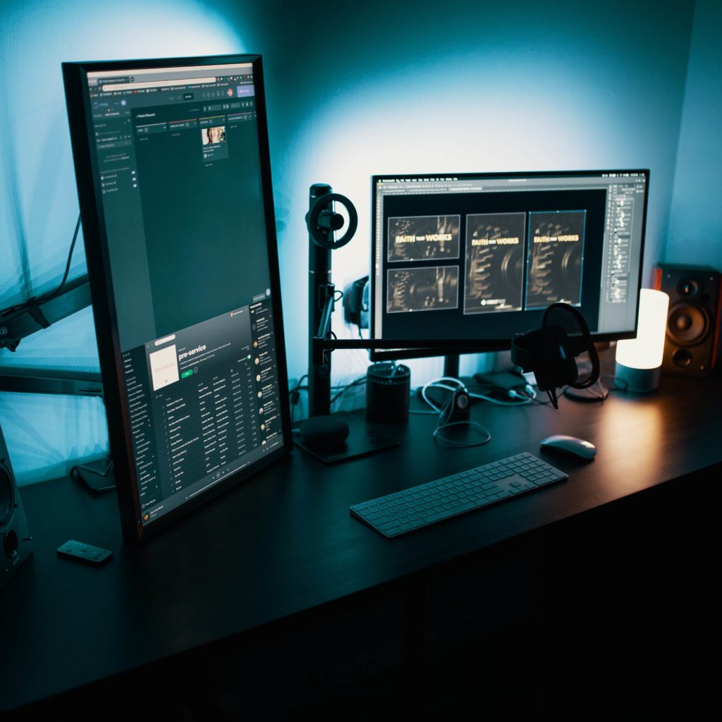 two computers