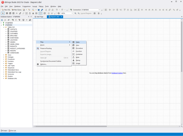 Visual Database Design – with Oracle Database Designer | Unixmen