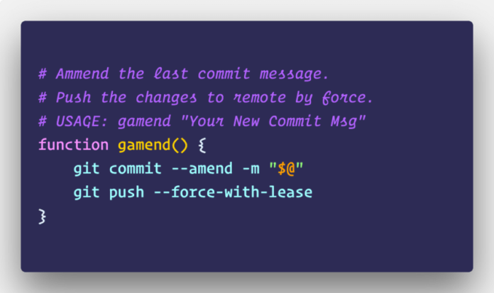 git amend