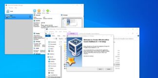 virtual box guest addition