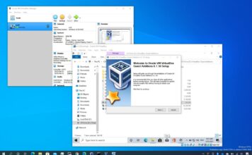 virtual box guest addition