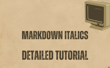 Markdown Italics: Instructions, Pitfalls, and Solutions markdown italics