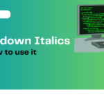 markdown italics tutorial