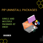 pip uninstall package blog