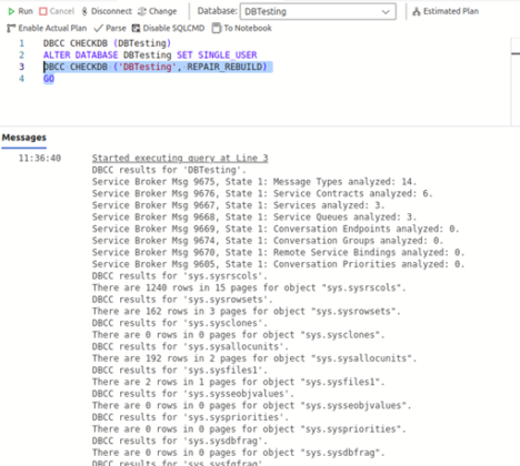 Linux SQL Server Database Recovery: Restoring Corrupt Databases