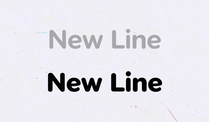 markdown new line